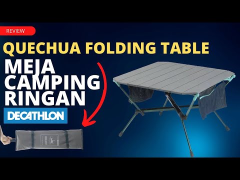 DECATHLON - QUECHUA Low Folding Camping Table MH500 #camping #hiking #asmr #silentvlog #decathlon
