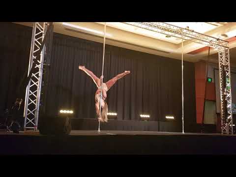 1st place Naomi Cappelli ACT/Tas Pole Championships 2017 (professional)