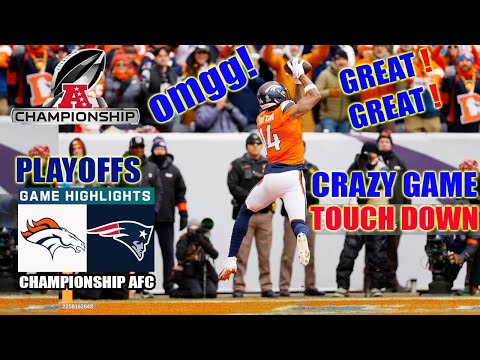 Broncos Vs. Patriots | AFC Championship | Full Game Highlights | NFL Playoffs 2026