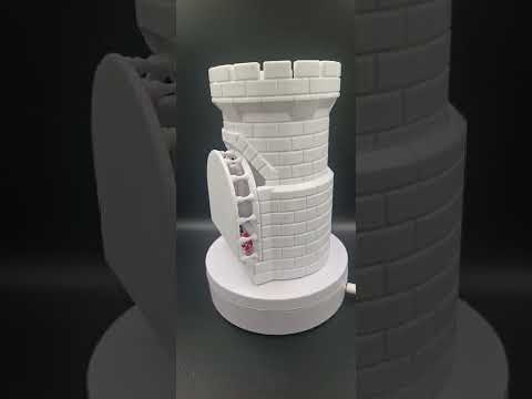 Dice Tower «SmashGate» - ударная башня для настольных игр белая - фото 1 - id-p2678848884