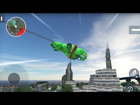 Monster Rope Hero Gangster City | Monster Vs 3 Head Monster - Android GamePlay