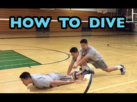 How to DIVE for a Volleyball - Volleyball Defense Tutorial