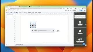 How to record voice and insert it in Google Slides?