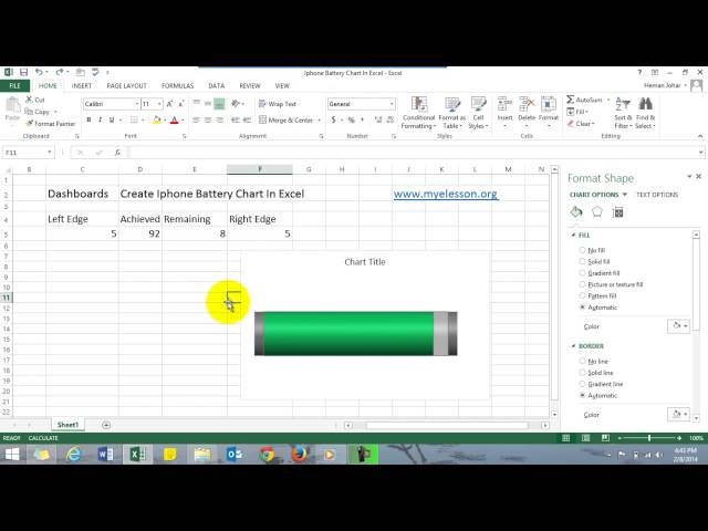 Battery Chart In Excel