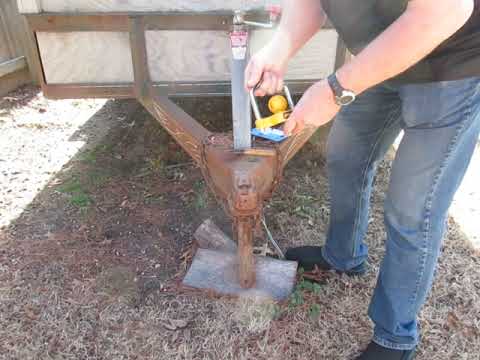 Reese bar over trailer lock EASILY defeated