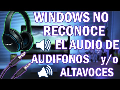 Windows no reconoce Audífonos/Auriculares/Altavoces SOLUCION!
