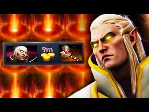 9-MIN ATOS!! Invoker EPIC Cataclysm Combo vs Phoenix Mid | Dota 2 Invoker