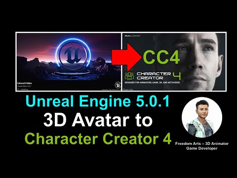 Unreal Engine 5.0.1 Avatar to Character Creator 4 - Full Tutorial