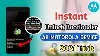 Unlock Bootloader🔓 Any Motorola Device Easily for Beginner || ft. Moto G5S || 2021 Method ||