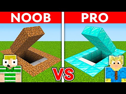NOOB vs PRO :: HEMMELIG BASE!! - Dansk Minecraft