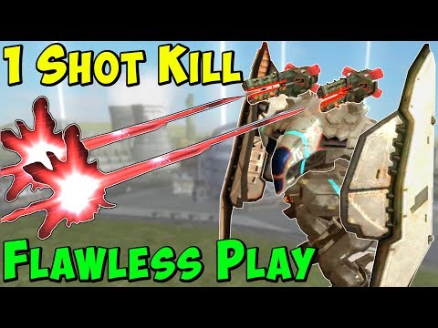 Perfect Play 1 Shot | 1 Kill - Insane War Robots Skirmish Gameplay WR