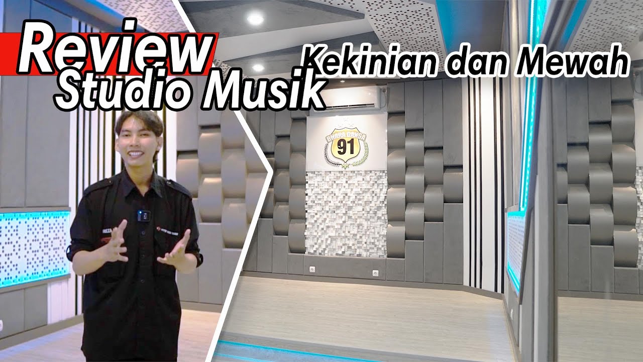 Review Studio Musik Luas, Mewah, Nyaman