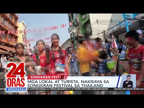 Mga lokal at turista, nakisaya sa Songkran Festival sa Thailand 24 Oras Weekend