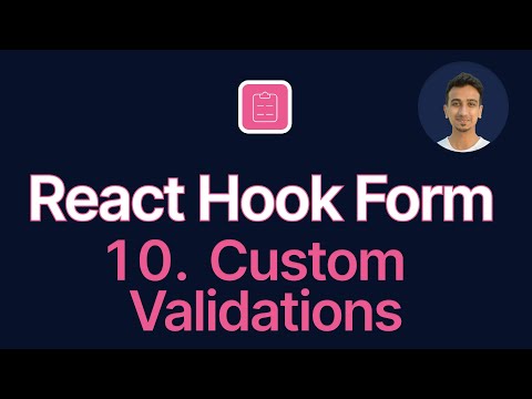 React Hook Form Tutorial 1 Introduction