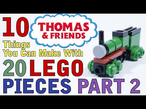 10 Thomas the Tank Engine and Friends things you can make with 20 Lego Pieces Part 2