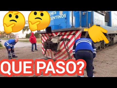 ⚠️DESCARRILÓ LOCOMOTORA GT 26 9405 en BASAVILBASO E.RÍOS 13-07-2022 Urquiza Cargas TRENES ARGENTINOS