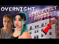 STAYING OVERNIGHT AT THE MOST HAUNTED HOTEL IN HOLLYWOOD We Talked To The Dead