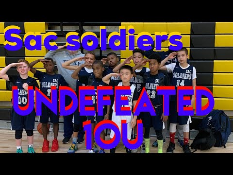 Undefeated 10u  Sac Soldiers
