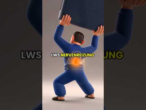 Eingeklemmter Nerv in der LWS? 🚨 3 Tipps gegen Schmerzen & Kribbeln im Bein!