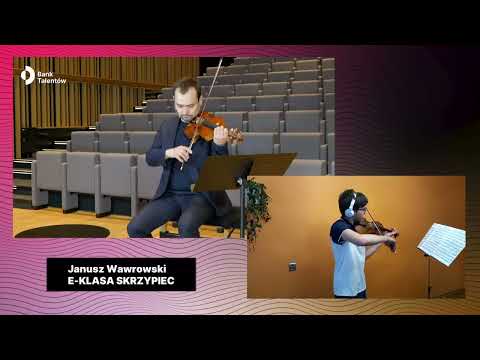 e-Bank Talentów - prof. Janusz Wawrowski - skrzypce - Adam Falenta