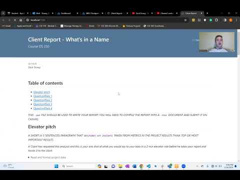 DS 250 Project 1 Checkpoint