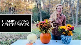Floral Fun-Thanksgiving Table Decor