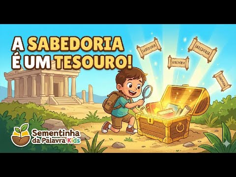 A Sabedoria é um Tesouro Escondido! | Histórias Bíblicas de Provérbios | Sementinha da Palavra Kids