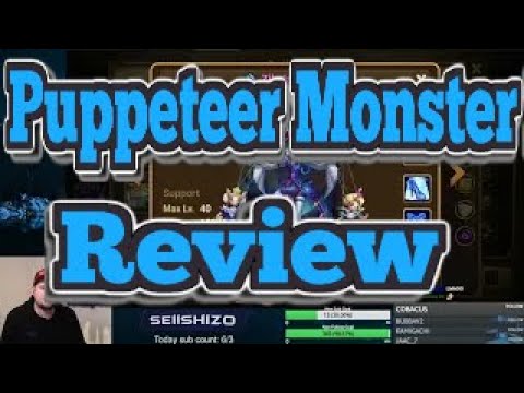 New Monster Review Puppeteer - Summoners war