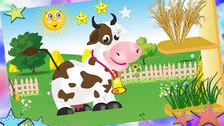 Сытая Ферма накорми животных/Well-fed Farm feed animals познавательный и развивающий мультик