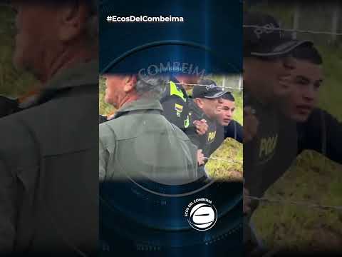 Se conocen videos del momento en que policías fueron agredidos por ocupantes de predio en Alpujarra