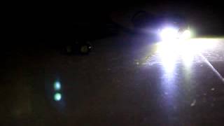 4 pcs Xenon White LED Eagle Eye Knight Night Rider Scanner Lighting DRL+ Remote