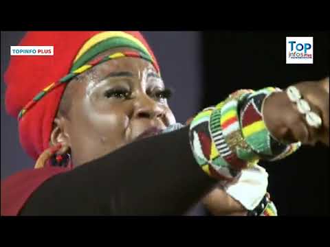 Mariah Bissongo en live sur la scène du Marley d'or. Elle est phénomenale