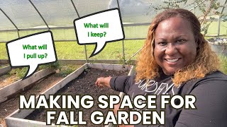 Making Space for the Fall Garden...What Goes and What Stays