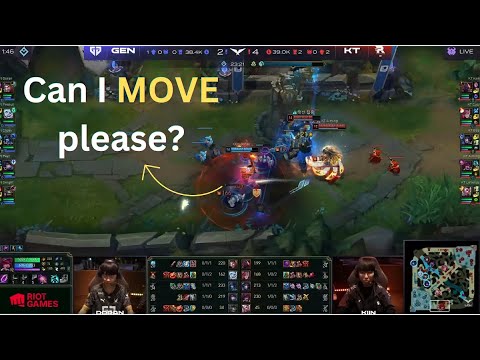 GEN Doran cannot move after KT Aiming ganks him!