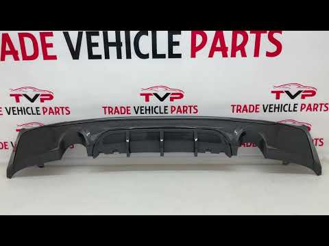 Fits BMW 2 Series F22 F23 2014-2021 Rear Bumper Diffuser Spoiler Dual Carbon Look video