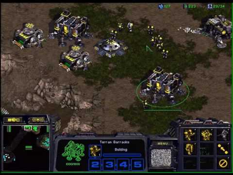 StarCraft Terran marines and medics build order
