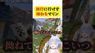 ぺこらとノエルと旅行に行けなくて拗ねるマリン