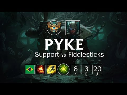 Pyke Support vs Fiddlesticks - BR Challenger Patch 8.12