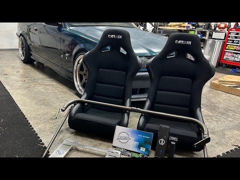 NRG Harness Bar for BMW E36 Installation