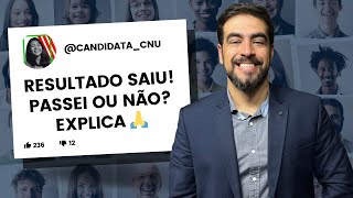 CNU: Resultado saiu, explicação passo a passo!