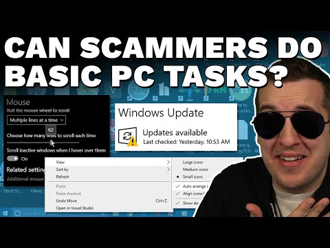 Basic Computer Challenge vs Tech Support Scammers