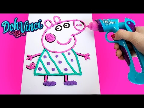 Make Peppa Pig w/ Play-Doh DohVinci Art Studio Design