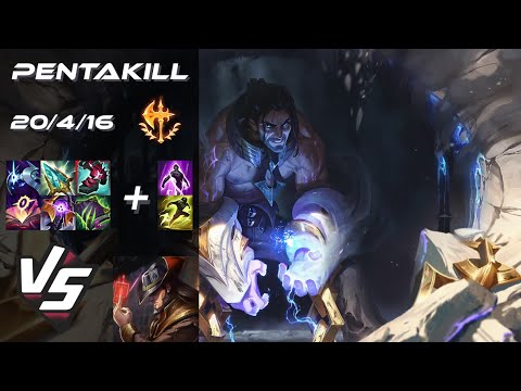MID Sylas vs Twisted Fate [PENTAKILL] - NA Grandmaster Patch 25.S2.7