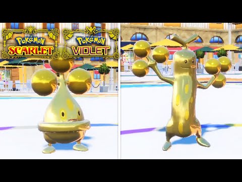 Golden Sudowoodo & Bonsly in Pokemon Scarlet & Violet