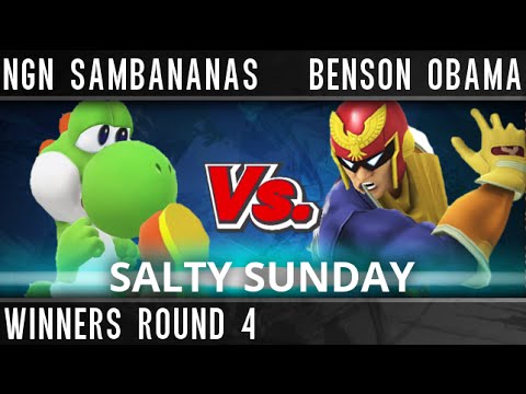Salty Sunday @ eBash 46 (WiiU) - NGN SamBananas VS PBLK | NG Benson Obama - Winners Round 4