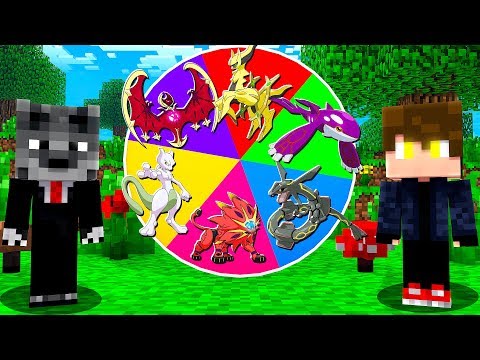 NOVA ROLETA DE POKEMON LENDARIO SHINY NO MINECRAFT !! ( Pokemon Roulette )
