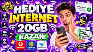 🚨 20GB BEDAVA İNTERNET! 2026 YENİ KAMPANYA 🎁 TÜM HATLARDA
