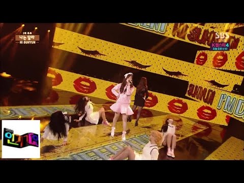 Lee Soo-hyun, Sookmyung Sootyoung! @ Popular Inkigayo 141123