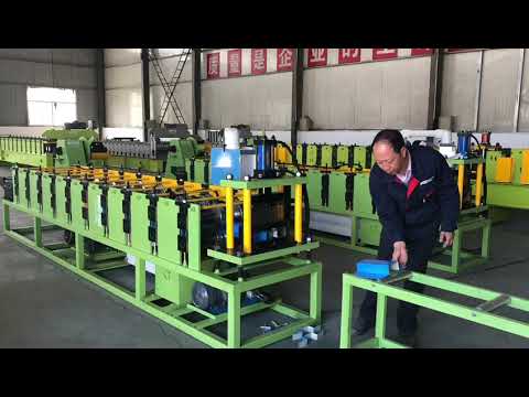 Valley gutter roll forming machine