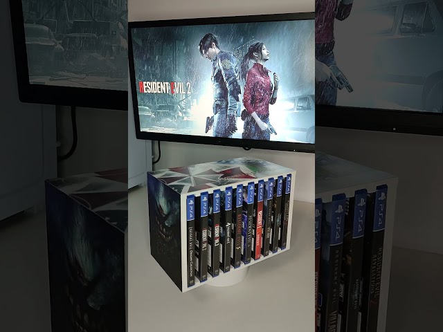 Vídeo relacionado con Ricreo Soporte universal para CD PS5/PS4 de mesa y de pared para juegos de Playstation | Organizador multifunción para discos de juego | Montaje fácil | Ahorra espacio | Diseño elegante | Porta discos